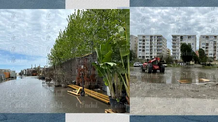 IMAGINI dezolante pentru turiștii așteptați la mare de 1 Mai. Parcările din zona cluburilor sunt inundate / Accesul către plajă se face doar cu mașina