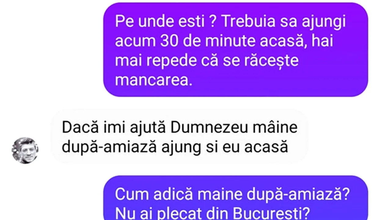 Bancul de sâmbătă | „Hai mai repede, că se răcește mâncarea!”