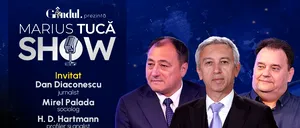 Marius Tucă Show începe luni, 25 noiembrie, de la ora 20.00, live pe Gândul. Invitat: Dan Diaconescu