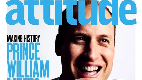Prințul William apare pe coperta unei reviste gay