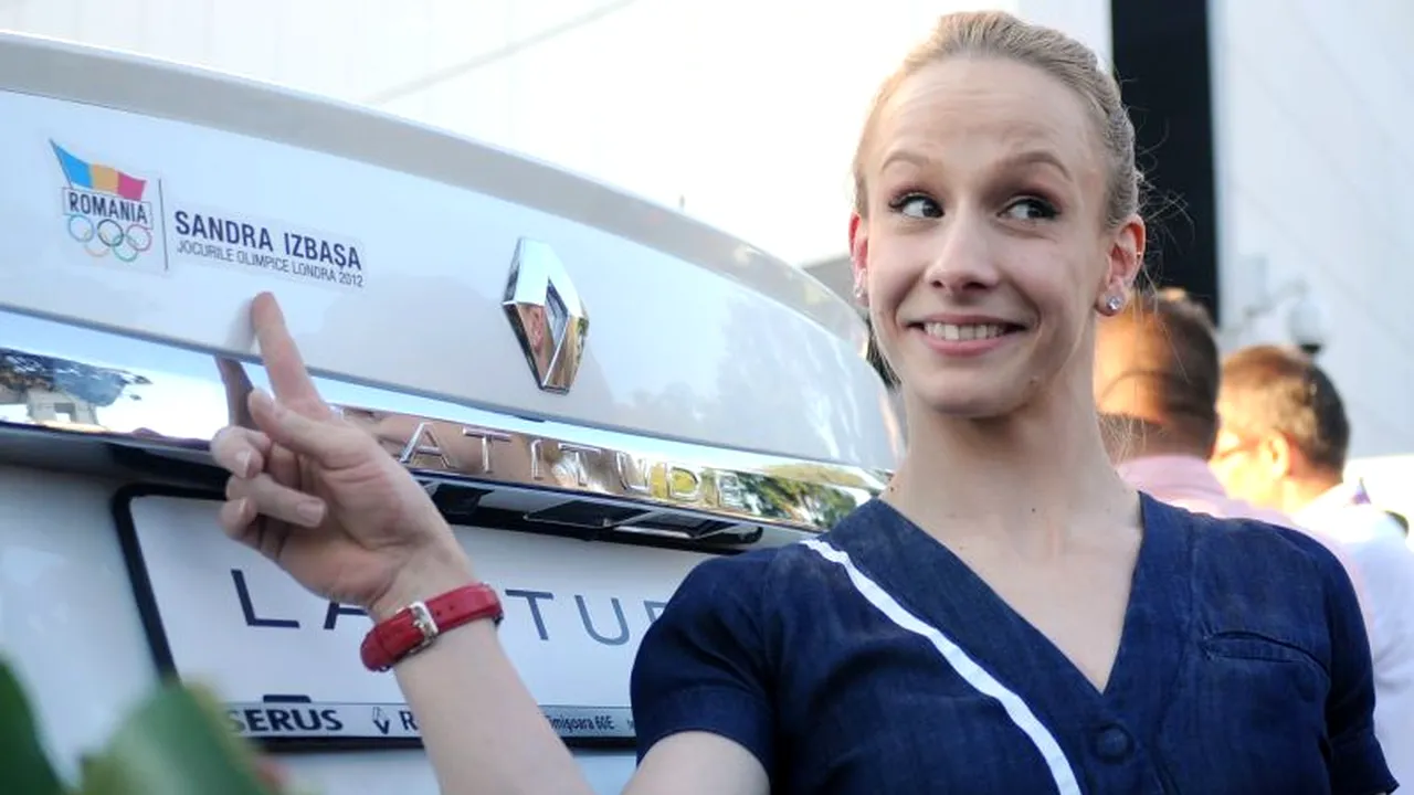 Sandra Izbașa, la două zile după ce s-a întors de la JOCURILE OLIMPICE 2012 LONDRA: 