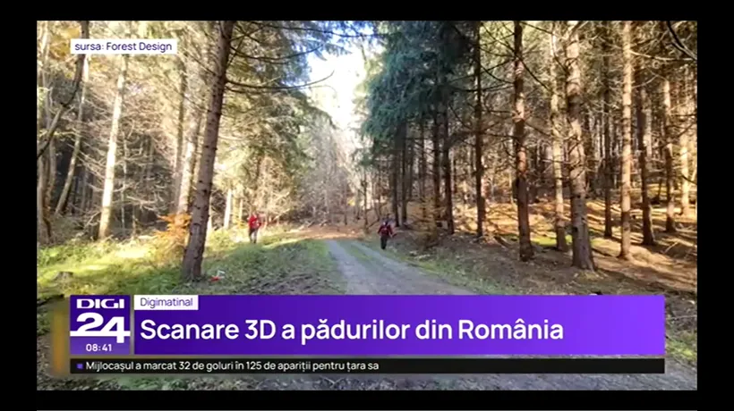 Pădurile, scanate 3D. Cum îi ajută pe proprietari și silvicutori această tehnică dezvoltată de o echipă din România