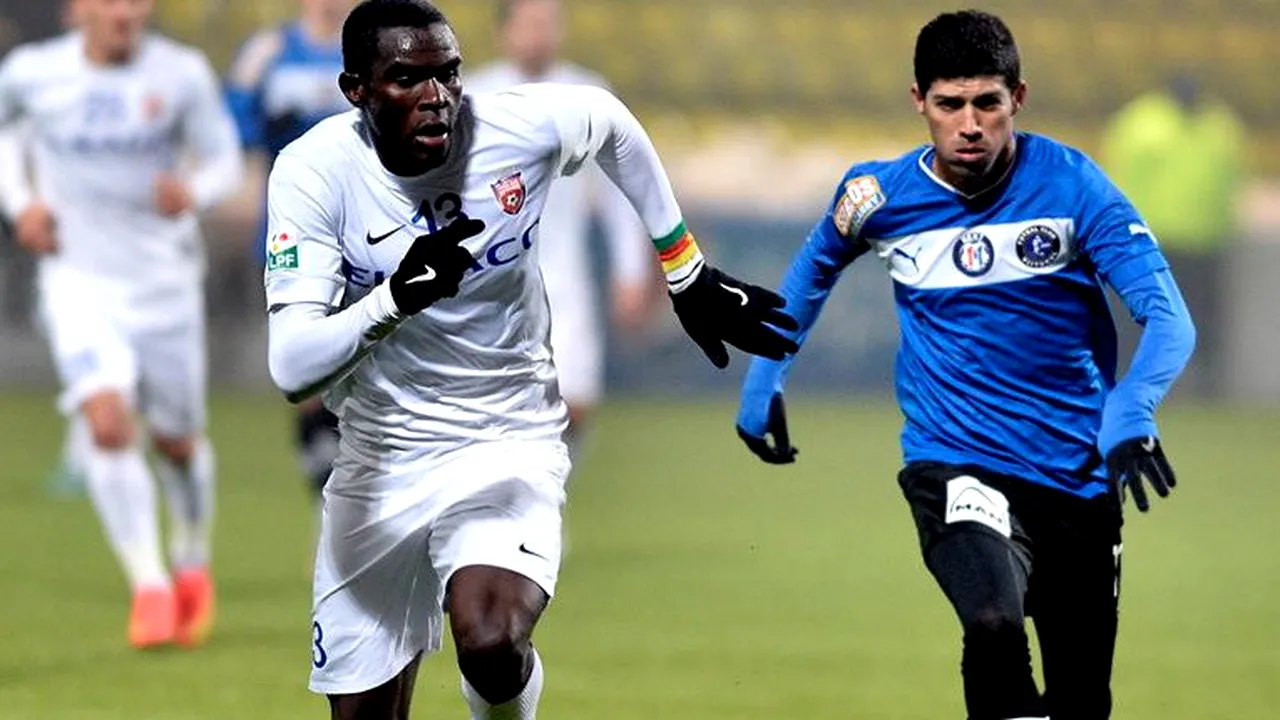 Un fotbalist camerunez de la FC Botoșani, la spital cu hemoragie internă: 