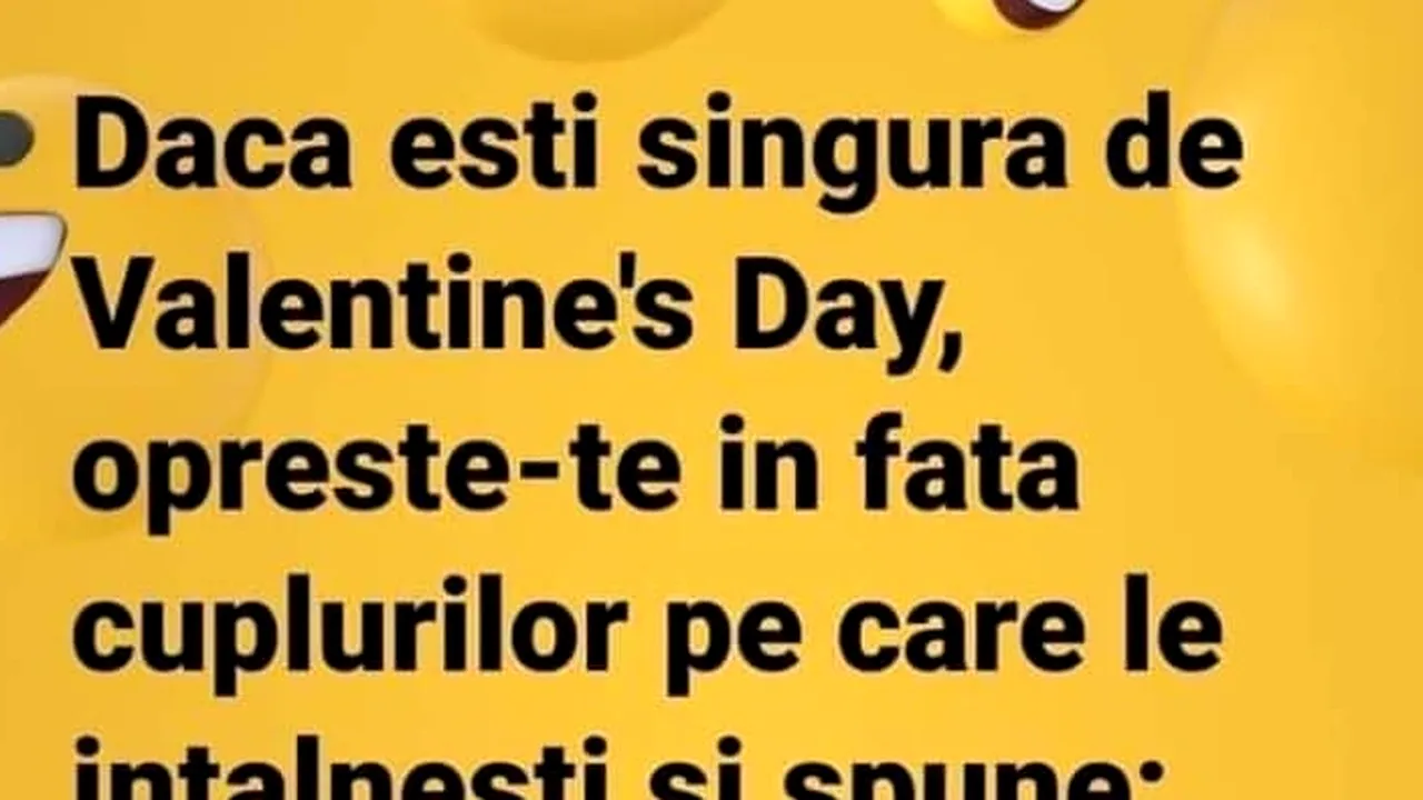 BANC | Singură de Valentine's Day: „Ziceai că mă iubești numai pe mine, porcule!”