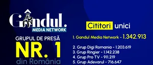 Gândul Media Network, din nou grupul de presă nr. 1 din România