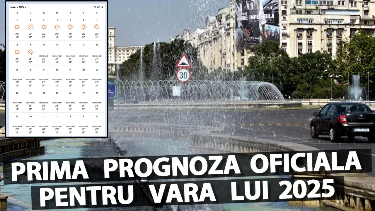 A apărut prima prognoză oficială pentru vara lui 2025, în București. Cum va fi VREMEA în iunie, potrivit meteorologilor Accuweather