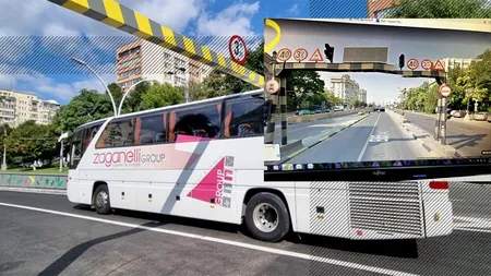 FOTO | Cum arăta pe vremuri poarta care „împiedica” mașinile să se lovească de Pasajul Unirii. Avea 3,5 metri, dar era pusă pe un postament de 20 de centimetri