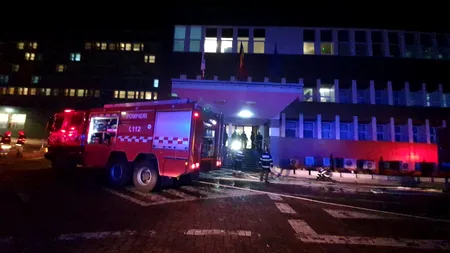 FOTO-VIDEO | Incendiu la Spitalul de Urgență Suceava. 329 de pacienți, între care 102 copii, au fost evacuați. Nu există victime