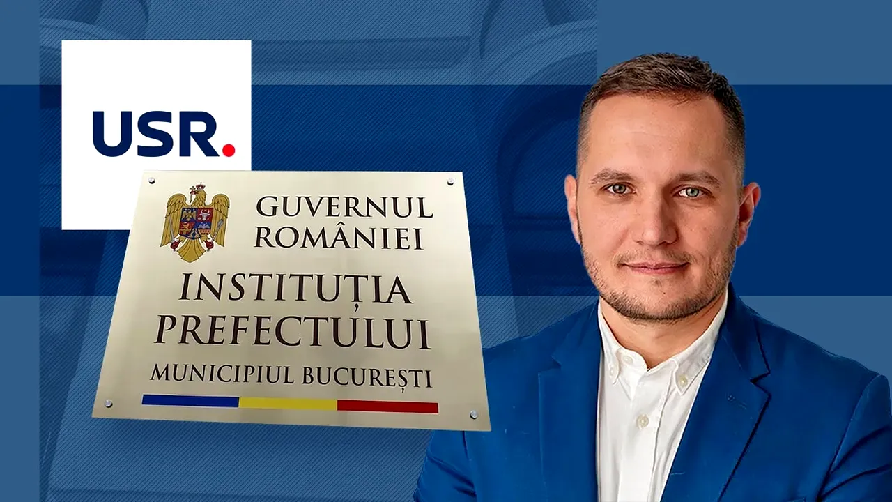 Capitala are de vineri un nou prefect. Cine este USR-istul Andrei Nistor