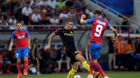 Manchester City va folosi echipa a doua în returul cu Steaua