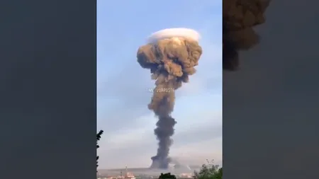VIDEO | Rusia susține că explozia unui depozit de muniție nucleară din Ucraina amenință Europa cu o catastrofă ecologică la fel ca cea din Cernobîl