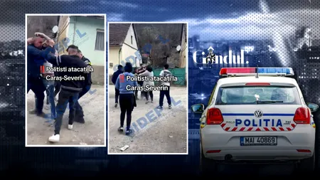 Polițist atacat în timpul unei intervenții la Reșița. Doi tineri au sărit la bătaie când agenții încercau să oprească un scandal