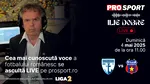 Ilie Dobre comentează LIVE pe ProSport.ro meciul F.C. Voluntari – Steaua, duminică, 4 mai 2025, de la ora 11.30