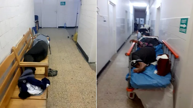 Situație dramatică la Spitalul Județean Ploiești: Totul e un focar de infecție! Gândaci sunt peste tot și pacienții cu simptome nu primesc tratament după ce dorm și 3 zile pe scaunele din holuri- FOTO/VIDEO