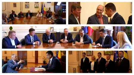 George Simion, întâlniri cu reprezentanții sindicali: 