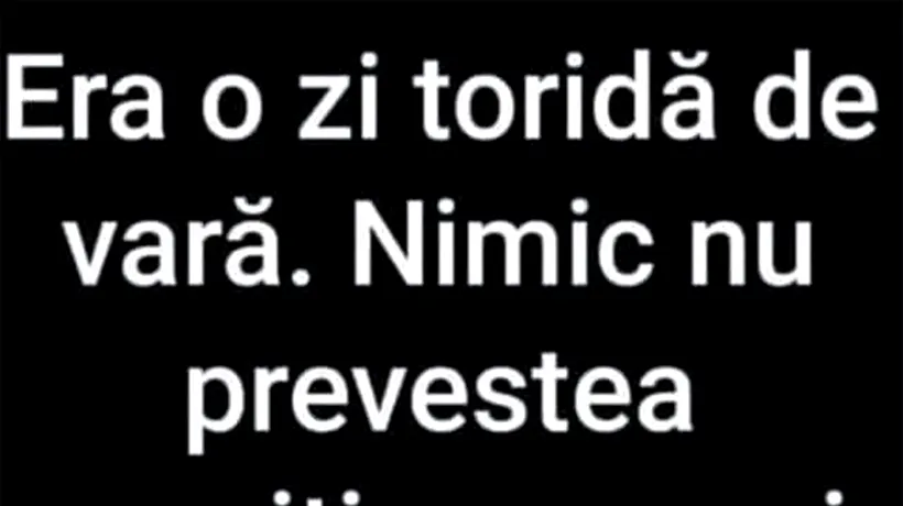 Bancul de vineri | Era o zi toridă de vara