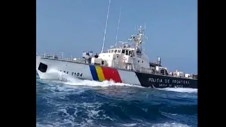 Braconieri TURCI urmăriți cu focuri de ARMĂ de Paza de Coastă a României