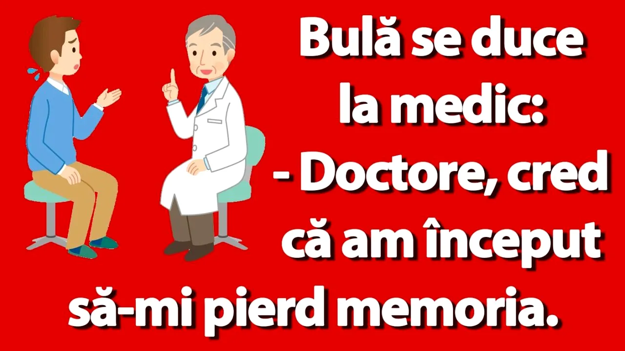 BANC | Bulă se duce la medic: 