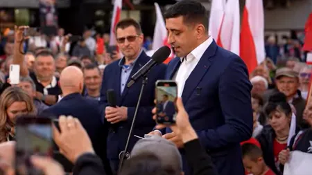 George Simion, discurs fulminant în Polonia