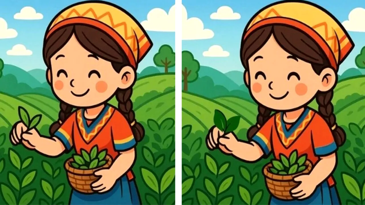 TEST de perspicacitate | Identificați toate diferențele între cele două fete din imagine! Câte ați găsit?