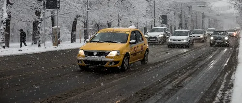 ANM: Vreme rece în București, ninsori și polei până miercuri dimineața