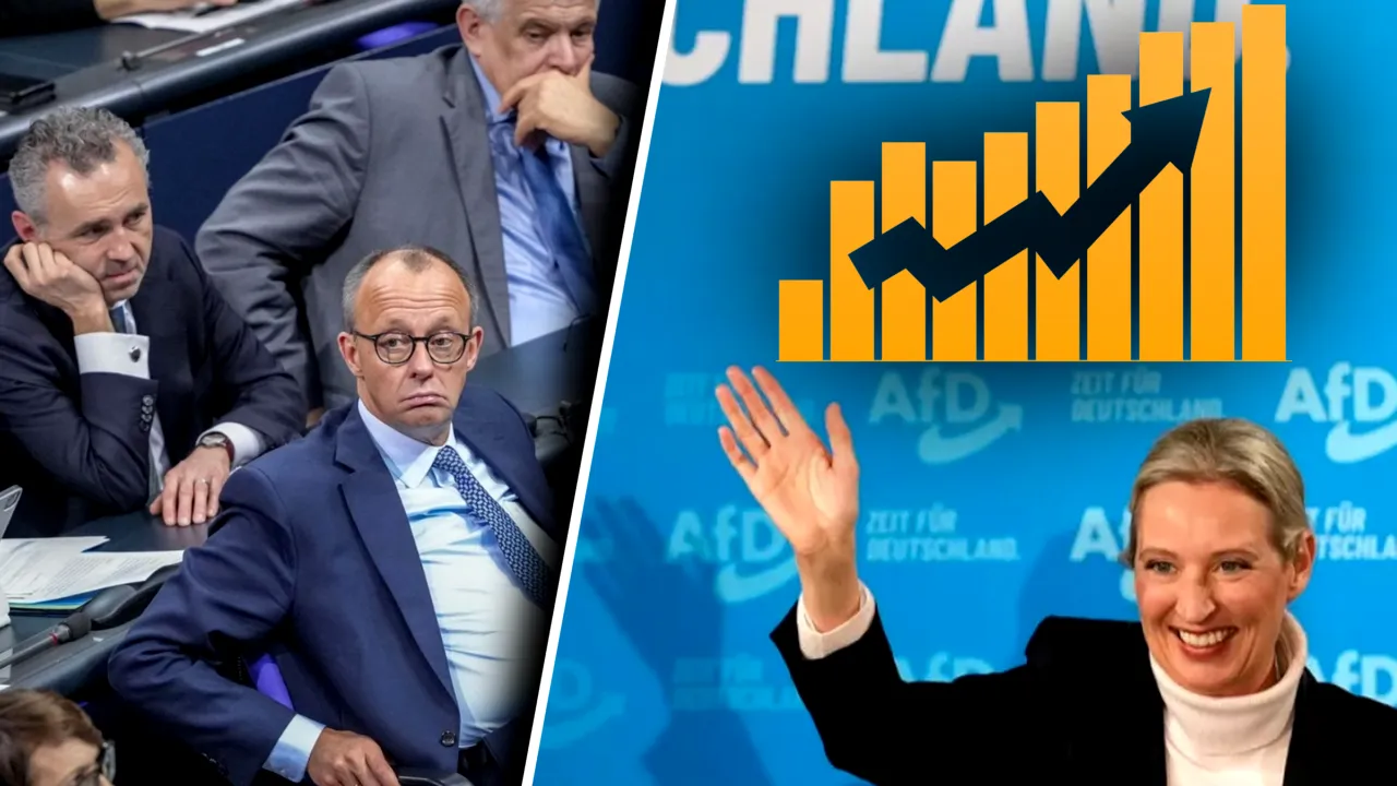 AfD atinge un maxim istoric în preferințele electoratului din Germania. Partidul lui Merz, în cădere liberă. Doar 15% mai sunt mulțumiți de cancelar