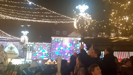 Cel mai frumos Târg de Crăciun din România s-a deschis. VIDEO