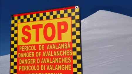 Avertizare ANM: Risc mare de avalanşe în Carpaţii Meridionali