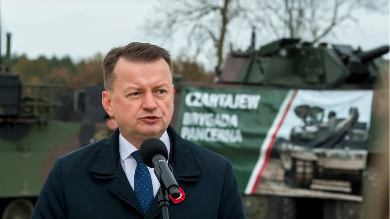 Polonia desfășoară un BATALION DE TANCURI lângă Belarus. Ministrul Apărării: ”Kremlinul vrea să reconstruiască Imperiul Rus”