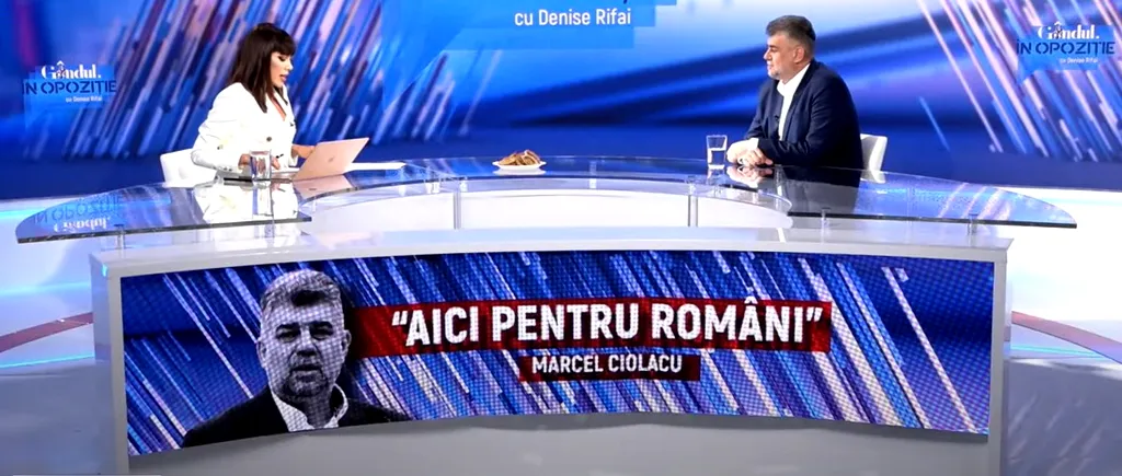 Marcel CIOLACU, „În Opoziție cu Denise Rifai”. “Voi fi un președinte care va sta lângă prim-ministru indiferent din ce partid va face parte”