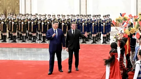 Macron i-a cerut lui Xi Jinping să sprijine pacea din Ucraina. „Capacitatea noastră de a lucra împreună este decisivă”. Răspunsul liderului chinez