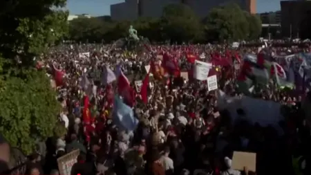 RĂZBOI în Orientul Mijlociu, ziua 723. Protest de amploare în Germania: zeci de mii de nemți au manifestat la Berlin împotriva Israelului