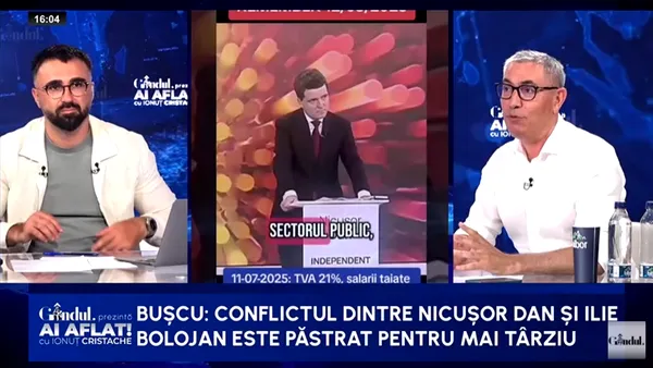 Doru Bușcu: „Nicușor Dan este amabil cu toți, pentru că e cu SPATELE LA ZID”