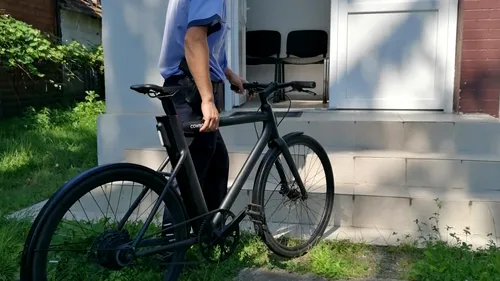 Bicicletă electrică furată din Germania, găsită în România pe baza coordonatelor transmise de senzorul GPS (VIDEO)