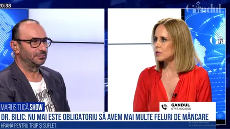 VIDEO | Dr. Mihaela Bilic: „La masă nu mai este obligatoriu, din păcate, să avem mai multe feluri de mâncare. Seara, dacă nu vrem să îi dăm organismului materie primă din care să facă ușor grăsime, eu aș elimina carbohidrații”