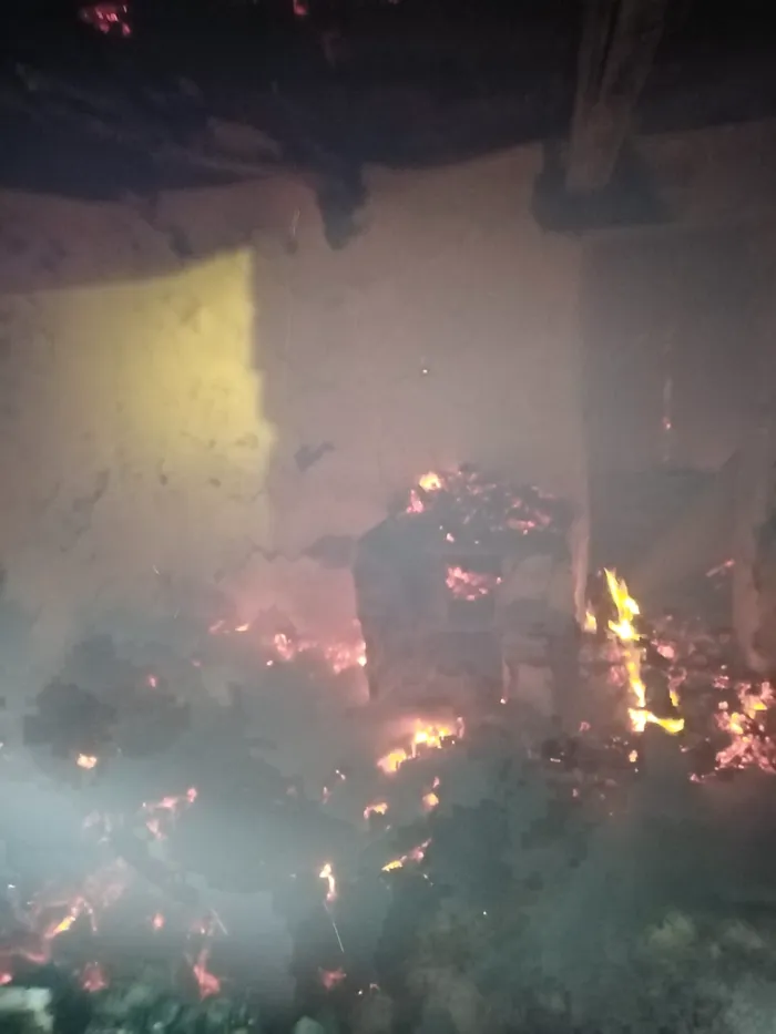 Un bărbat orb, imobilizat la pat, a murit carbonizat / Sursa foto: ISU Vaslui
