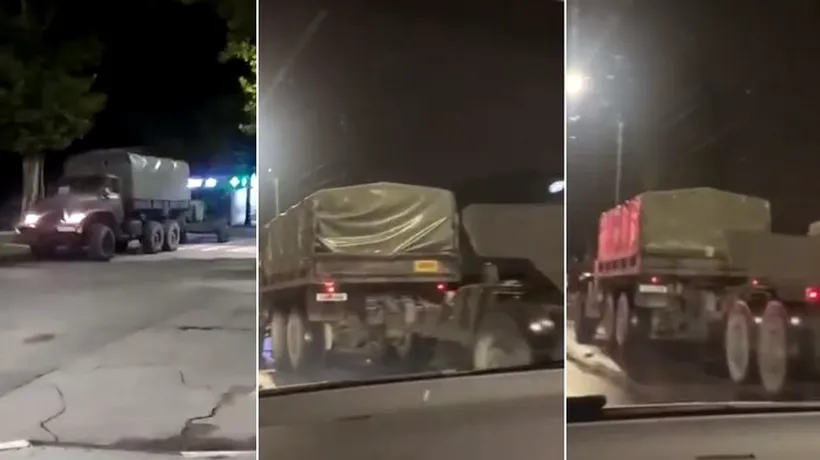 Convoaiele militare au patrulat noaptea trecută pe străzile din Chișinău și Cahul. Ministerul Apărării vine cu explicații