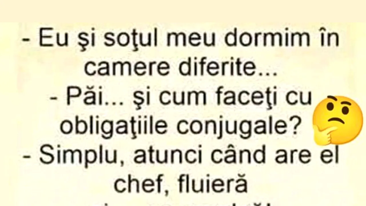 Bancul de miercuri | Obligații conjugale