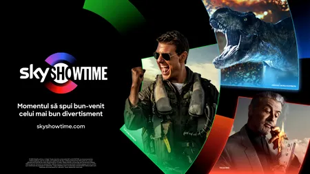 Serviciul de streaming SkyShowtime este disponibil de azi și în ROMÂNIA