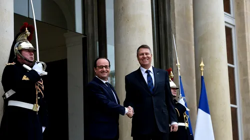 FranÃ§ois Hollande, vizită de stat în România. Iohannis: Susținem inițiativa unei Armate Europene