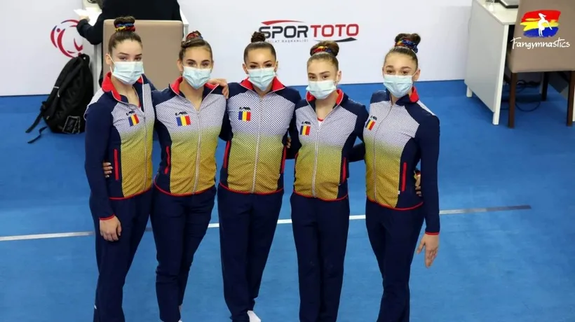 România, medaliată cu aur pe echipe la Europenele de gimnastică