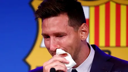 Val de ironii pe net după ce un internaut a pus la vânzare șervețelul cu care Messi și-ar fi șters lacrimile la conferința de adio de la FC Barcelona