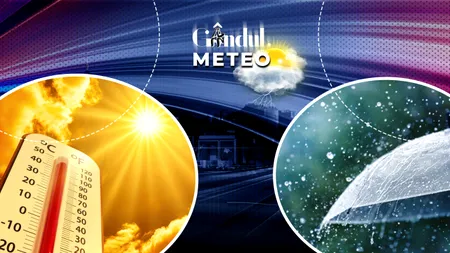 Cod roșu de temperaturi extreme. Unde vor fi 39 de grade la umbră și în ce zone va ploua cu tunete și fulgere. Prognoza actualizată de la ANM, pentru Gândul
