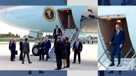 Biden a debarcat la Paris de D DAY, ziua invaziei Aliaților în Franța. Marele absent, Vladimir Putin, în numele RUSIEI