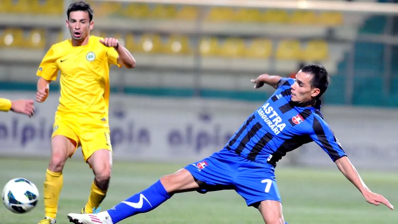 OȚELUL - ASTRA 2-1 în etapa a 12-a din LIGA 1