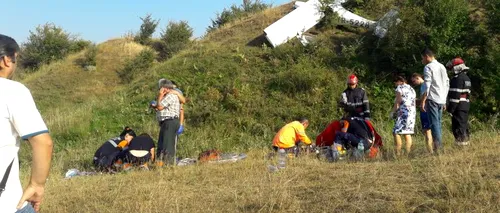 Dosar penal după accidentul aviatic din județul Iași. Supraviețuitorul se află în stare stabilă