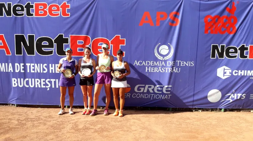 Oana Simion și Gabriela Talabă, campioane de dublu la turneul ITF 15k de la Academia de Tenis Herăstrău