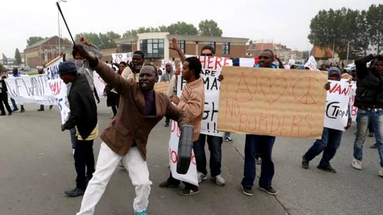 Manifestațiile în orașul francez Calais, interzise de autorități