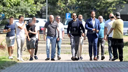 UPDATE | Frații Tate au venit la Tribunalul București flancați de o armată de bodyguarzi. Britanicii speră să scape de arestul la domiciliu - FOTO