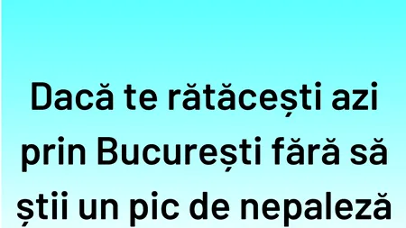BANCUL ZILEI | Bucureștiul și livratorii nepalezi
